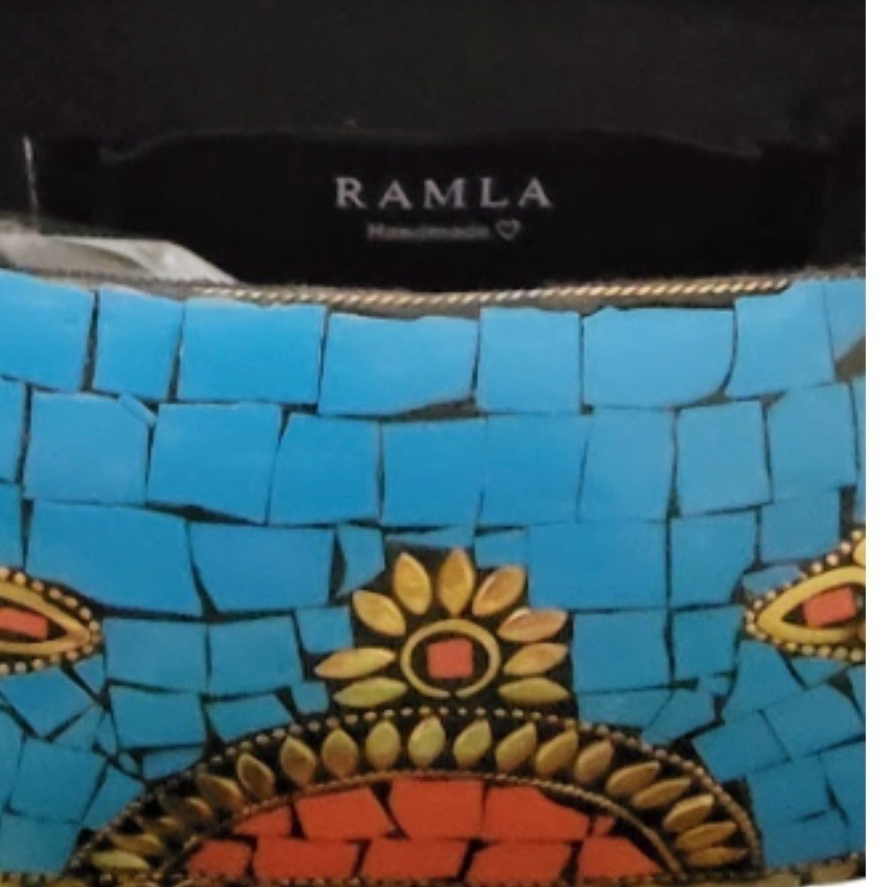 BRAND NEW RAMLA MOSAIC HANDMADE BAG - Picture 5 of 6